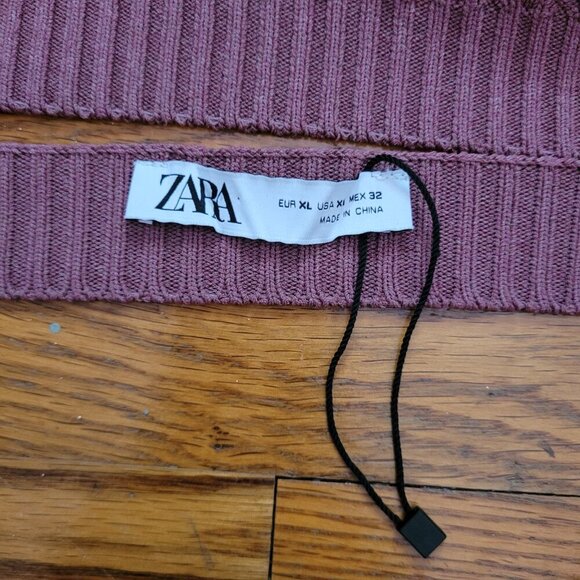 ZARA | Knit Bralette Top | Sz. XL - Picture 7 of 9